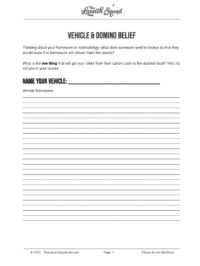 Vehicle Domino Belief TEMPLATE Vehicle Domino Belief TEMPLATE