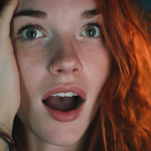 fearlessdigital a photograph of a woman with red hair in a mo cbb d a e bdadc